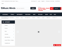 Tablet Screenshot of musicminds.ie