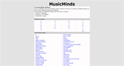 Desktop Screenshot of musicminds.net