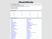 Tablet Screenshot of musicminds.net